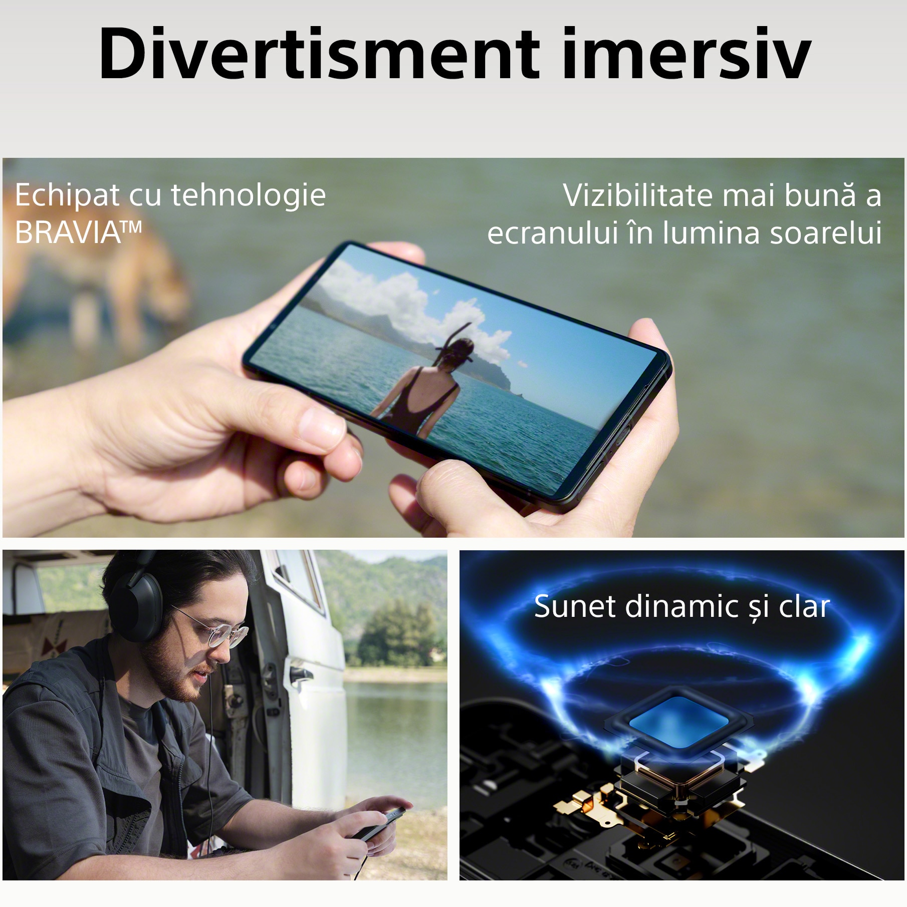 RESIGILAT: Telefon mobil Sony Xperia 1 VI, Dual SIM, 12GB RAM, 512GB, 5G, Red