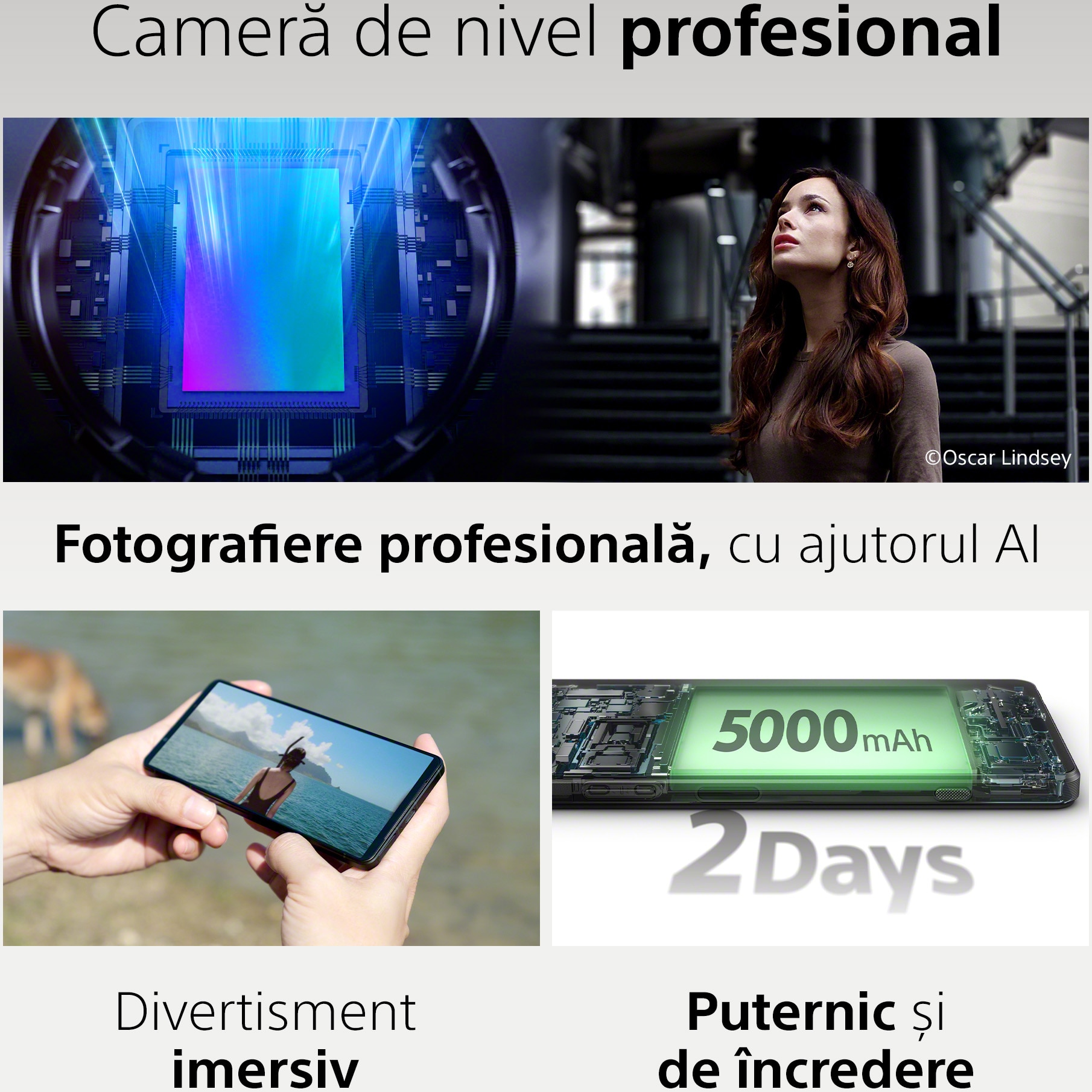 RESIGILAT: Telefon mobil Sony Xperia 1 VI, Dual SIM, 12GB RAM, 512GB, 5G, Red