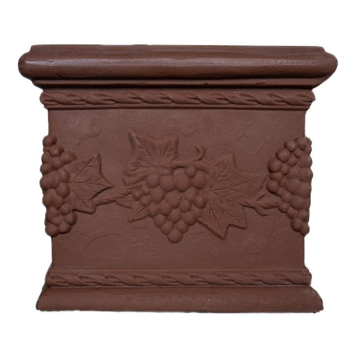 Ghiveci de gradina RossaNova Sicilia, 35x35xH31 cm, MARO, LLDPE