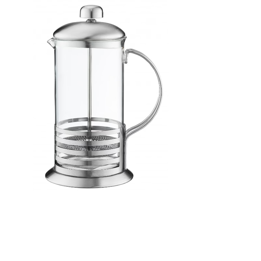 Infuzor Protostics Presa franceza Infuzor Cafetiera AKU, 600 ml, piston si capac din otel ...