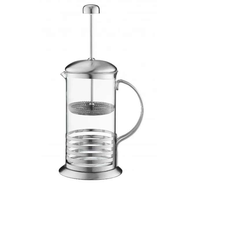 Infuzor Protostics Presa franceza Infuzor Cafetiera AKU, 600 ml, piston si capac din otel ...