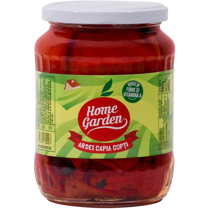 Ardei kapia copt Home Garden, 720ml 680g
