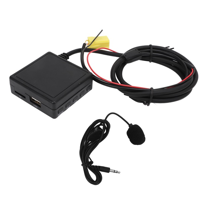 Longziming Bluetooth adapter AUX IN-hez, kompatibilis a Fiat Alfa Romeo Lancia, 5.0, 12V-os modelljeivel, egyszerű telepítés