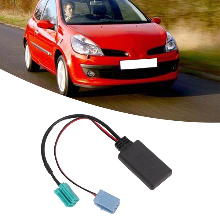 Bluetooth 5.0 modul, hosszú ziming, Clio, Espace, Kangoo, Megane modellekhez, egyszerű telepítés, ABS, fém