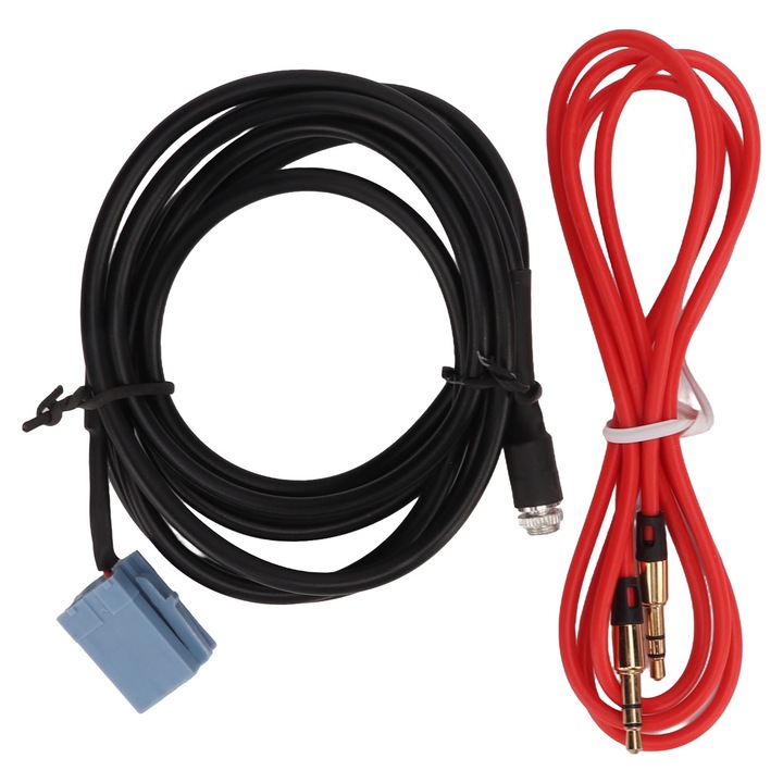 Аудио кабел AUX 3.5mm, Bizaical, 135cm, ABS, метал