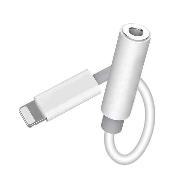 Adaptor audio cu conector Lightning si Jack 3.5mm, QZJ2