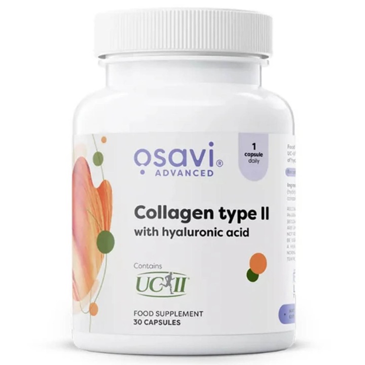 UC-II Collagen type II with hyaluronic acid, Osavi, 30 capsule - eMAG.ro