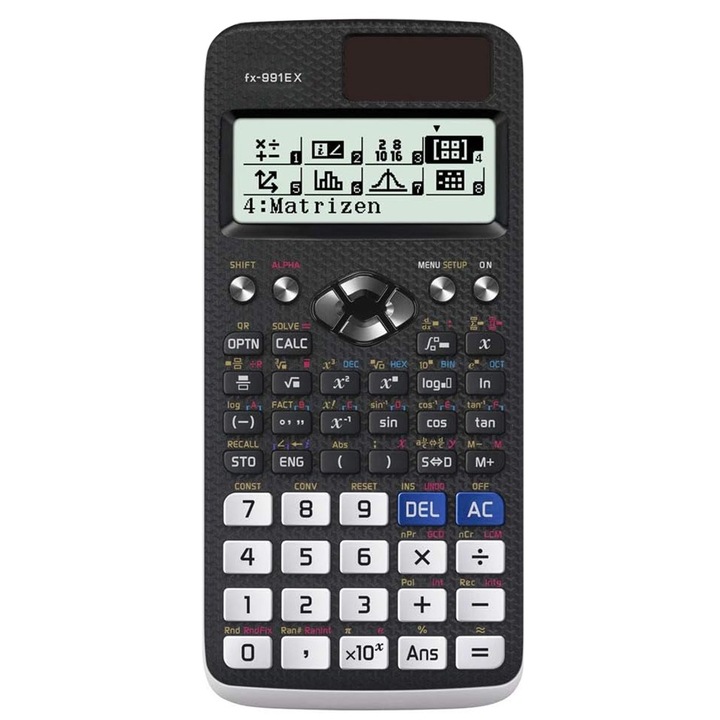 Калкулатор, 552 функции, FX-991EX, 7,6*16,5*1,2 см, TOIITKQ, черен