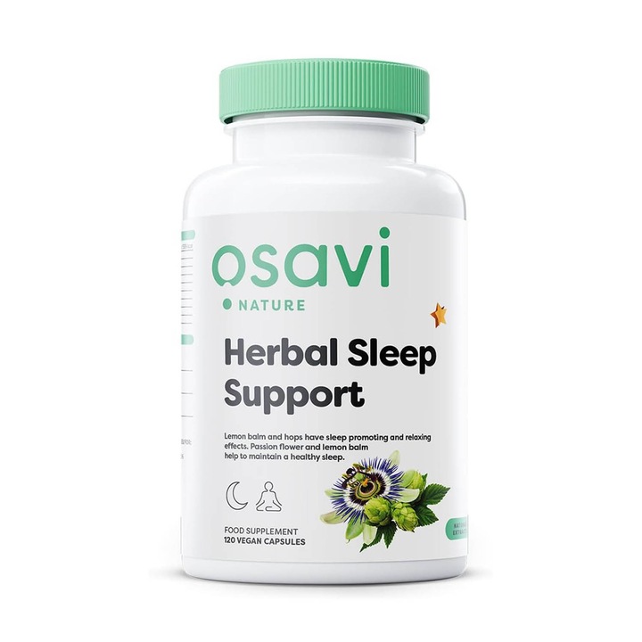 Herbal Sleep Support, Osavi, 120 capsule