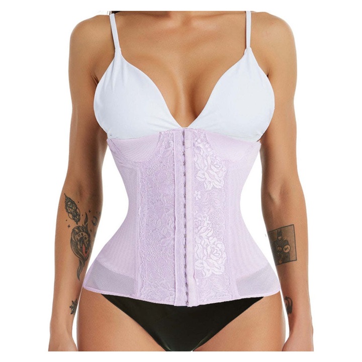 Jormftte karcsúsító öv, fűző alakformáló, 5XL, lila, erős tartás