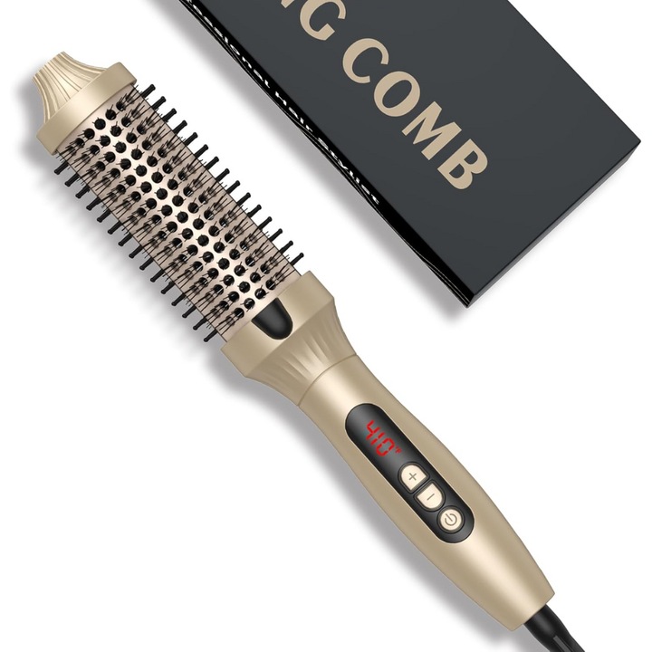 Perie de par, 10 setari, Auriu