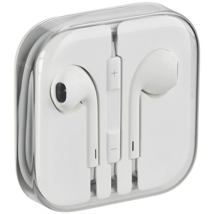 Apple EarPods iPhone gyári sztereo headset dobozban 3.5mm jack csatlakozóval MD827ZM/A