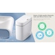 Cos de Gunoi cu Senzor Automat ZIBBA Life™, 9.5L Capaitatea, 30 cm inaltime, Pentru baie, bucatarie, living, deschidere/inchidere silentioasa a capacului– Design Modern si Igienic