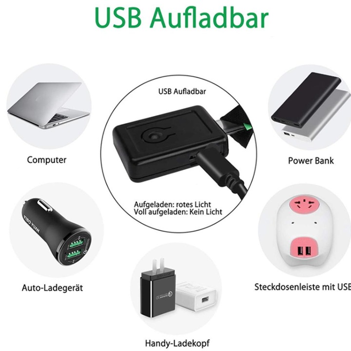 LED világítószalag, Enforose, 4 db-os készlet, állítható szalagok, ultra-magas láthatóság, újratölthető, futáshoz, kerékpározáshoz, sétához, kocogáshoz