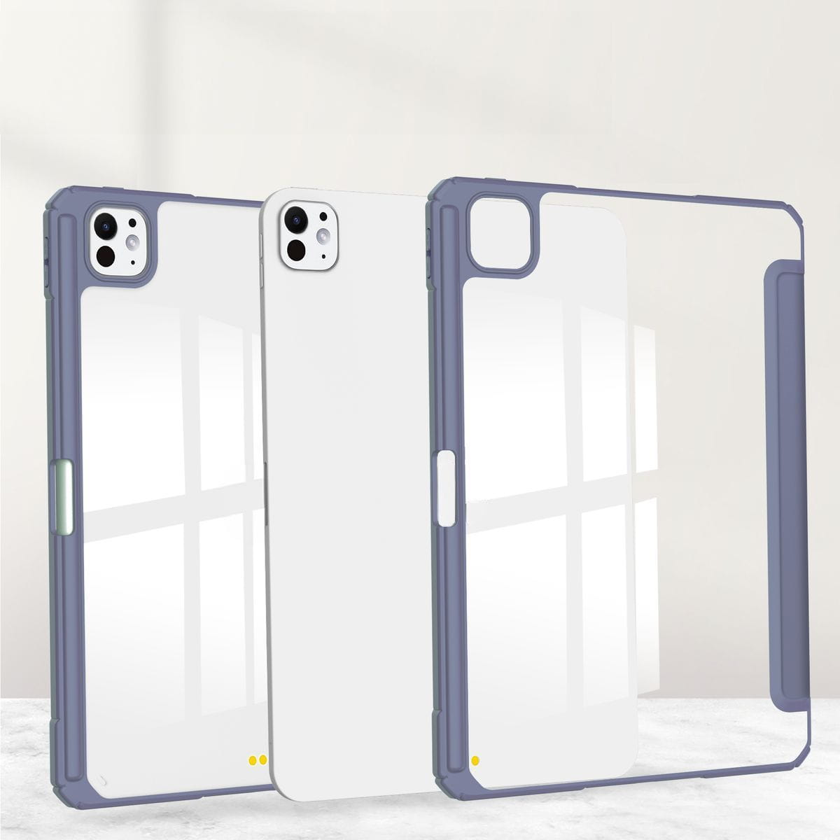 Husa tableta Bizon Case Tab Clear Matt pentru iPad Pro 11” 5th gen 2024, lavanda