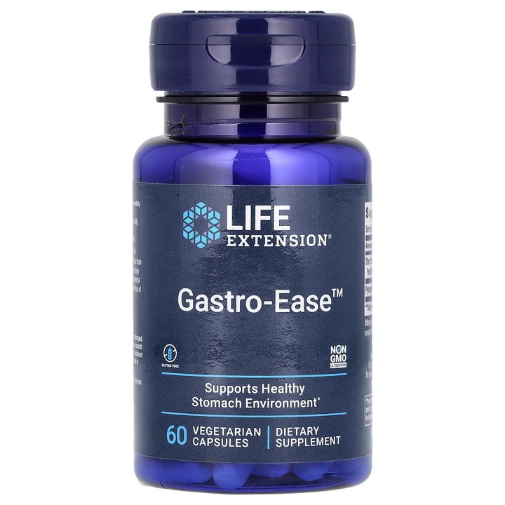Gastro-Ease with PepZin GI, Life Extension, 60 capsule