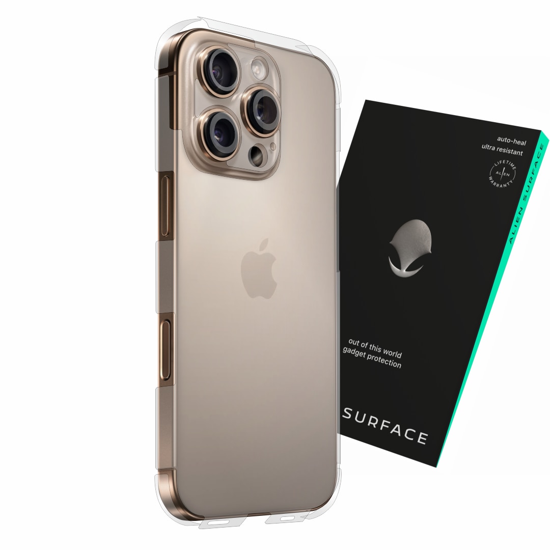 Folie protectie, compatibil cu Apple iPhone 16 Pro Max, acoperire ecran, spate, laterale si camera, Alien Surface
