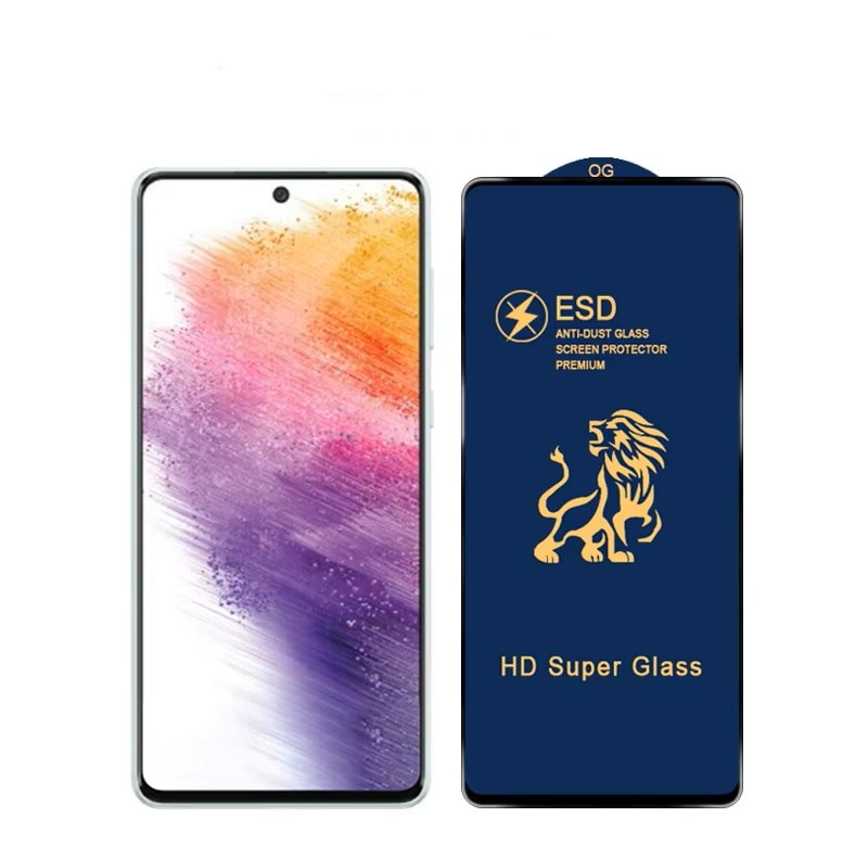 Folie de Protectie OG din Sticla compatibila cu Samsung Galaxy A55 5G, sticla ESD, Super HD Glass, Anti-static