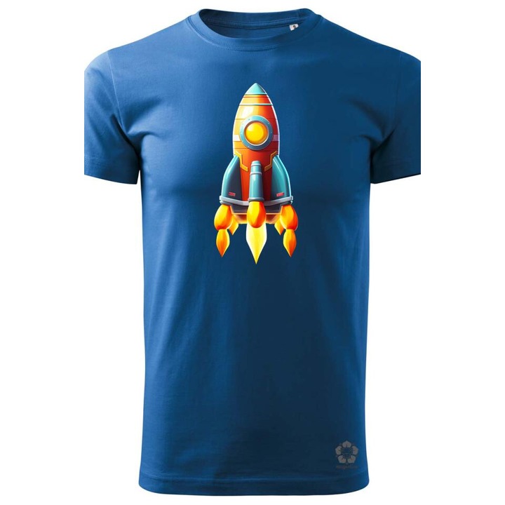 Magnolion tricou pentru barbati Joc nava spatiala v1, Albastru azur, XL