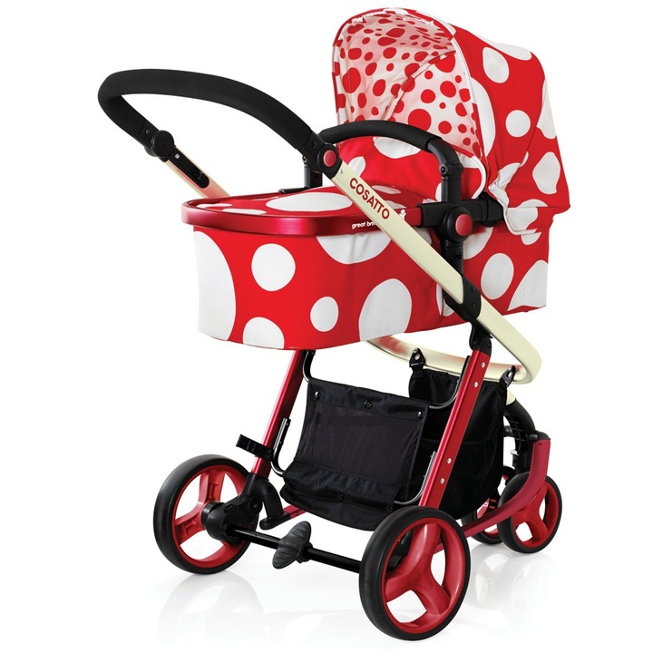 Carucior 2 in 1 Cosatto Giggle Red Bubbles