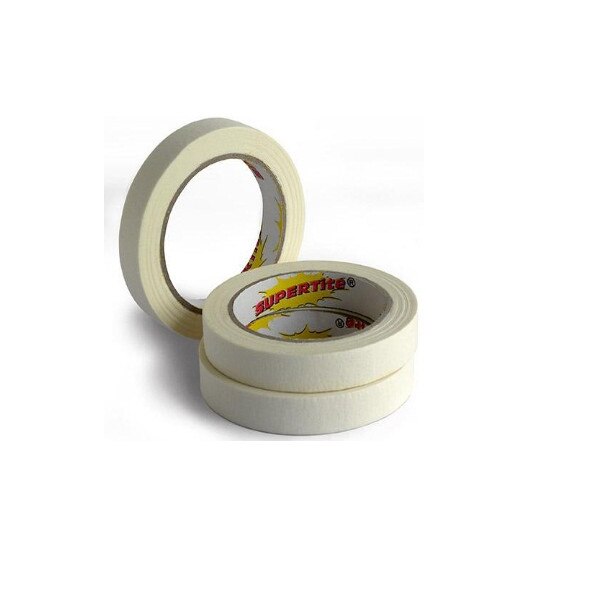 Banda de mascare Supertite,18mmx30m, alba