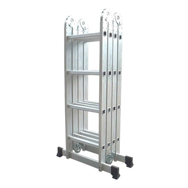 Hitman Алуминиева стълба с шарнирна стойка 4х4 стъпала 4,8 метра