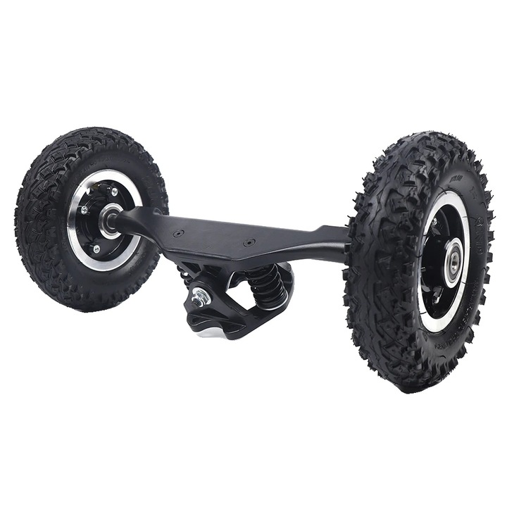 Truc electric offroad, aluminiu, roți de 8 inch, negru, 420x65mm