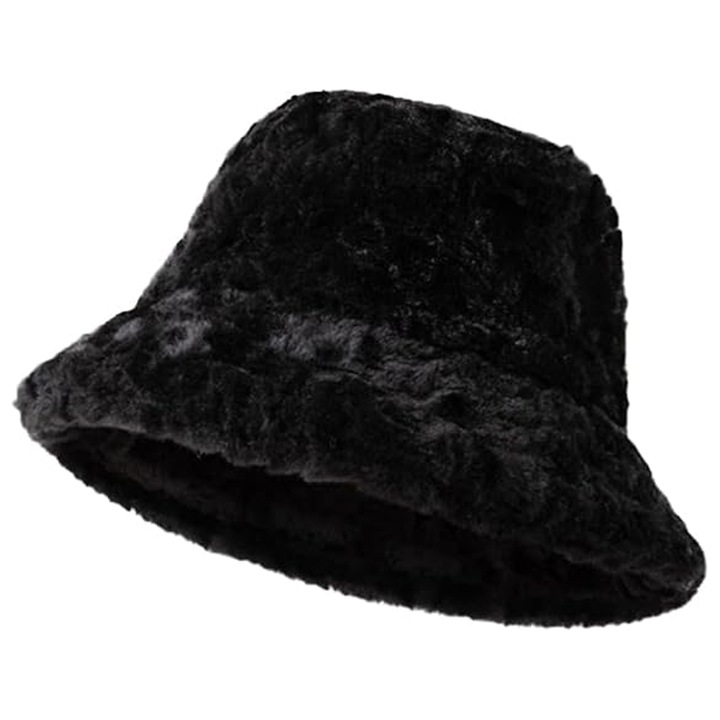 Téli sapka, AMRINUGL, pamut / poliészter, 60-63 cm, fekete