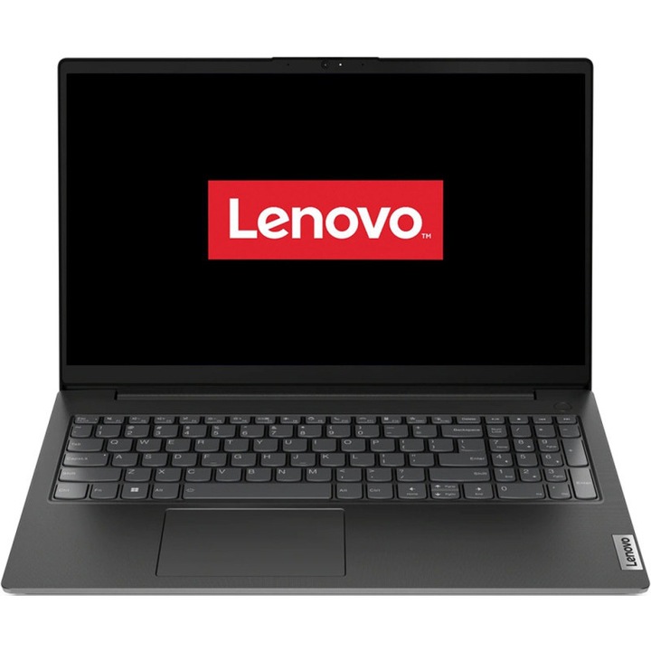 Laptop Lenovo cu procesor AMD Ryzen 5 7520U pana la 4.3 GHz, 15.6", Full HD, 8GB DDR5, 2 TB SSD, AMD Radeon™ 610M Graphics, No OS, Business Blac