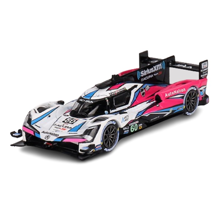 Autómodell Acura ARX-06 Team Meyer Shank versenycsapat, MiniGT 1/64