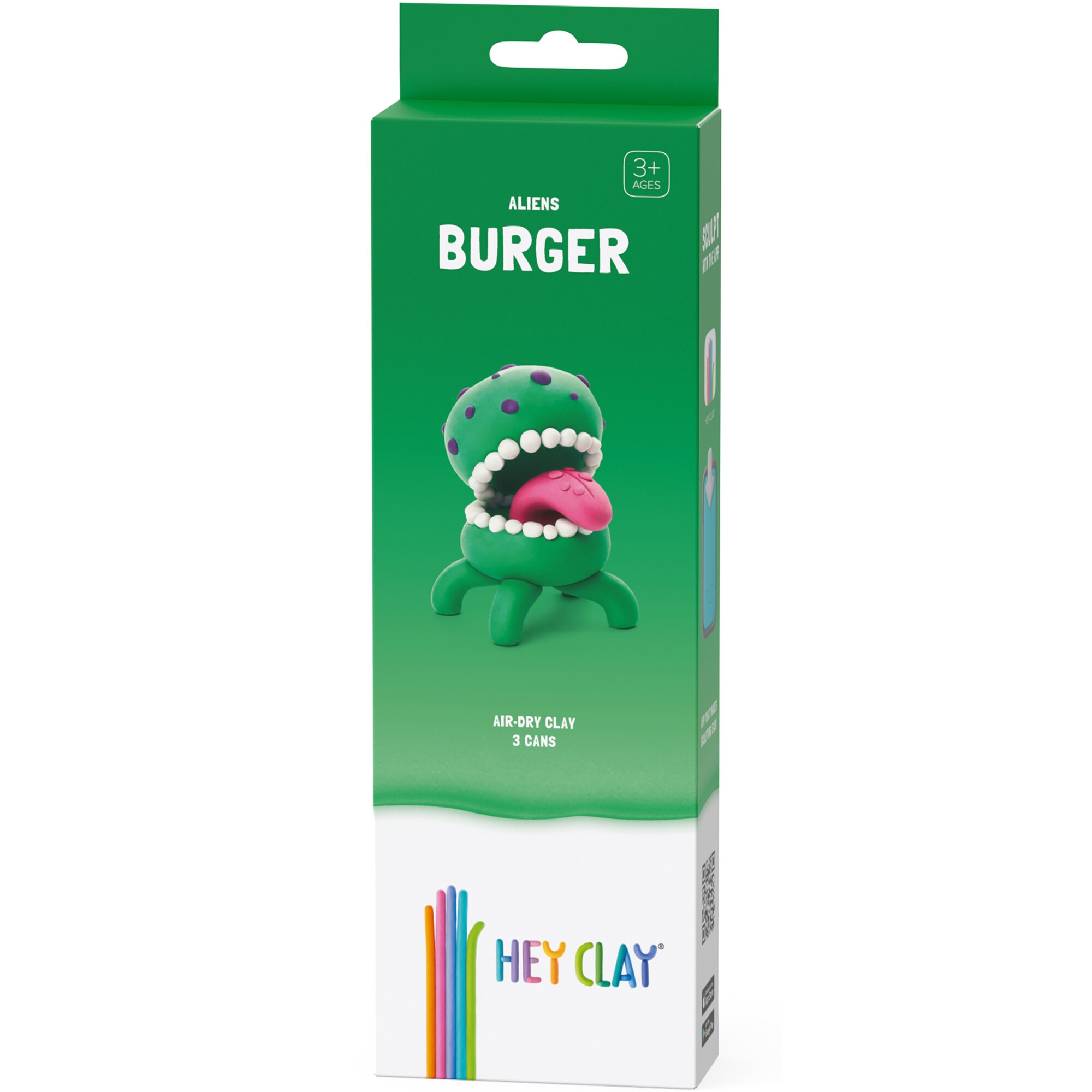 油彩『Burger Set』 Set Hey Clay Aliens - Burger - eMAG.ro