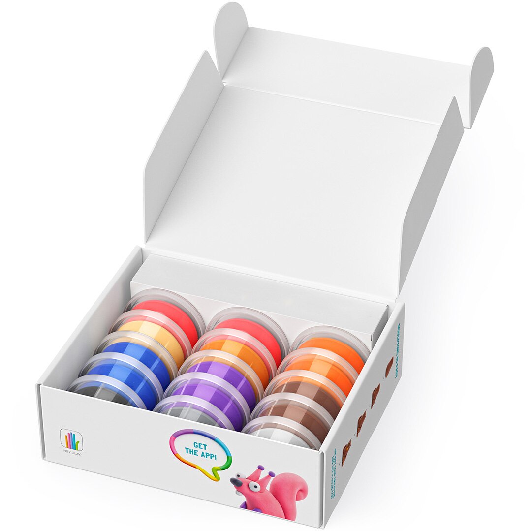 Set Hey Clay - Forest Animals, 15 cutii - eMAG.ro