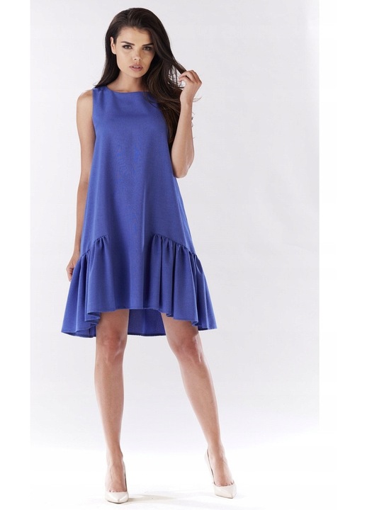 Rochie dama, Awama, Poliester, Albastru, A176, S INTL