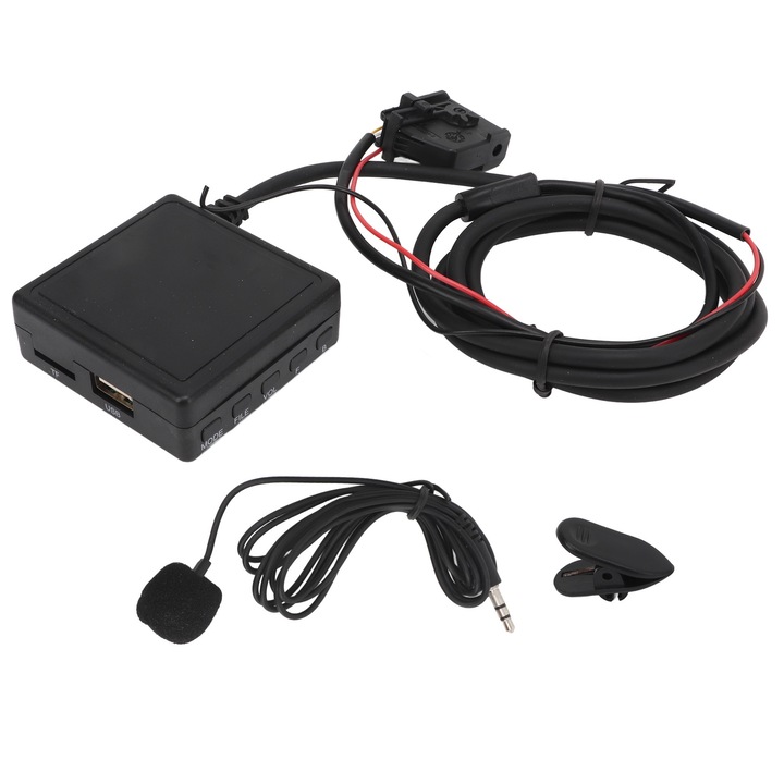 Adaptor Bluetooth Auto Enforose, transmisie audio stabila, suport apeluri hands-free, 12V