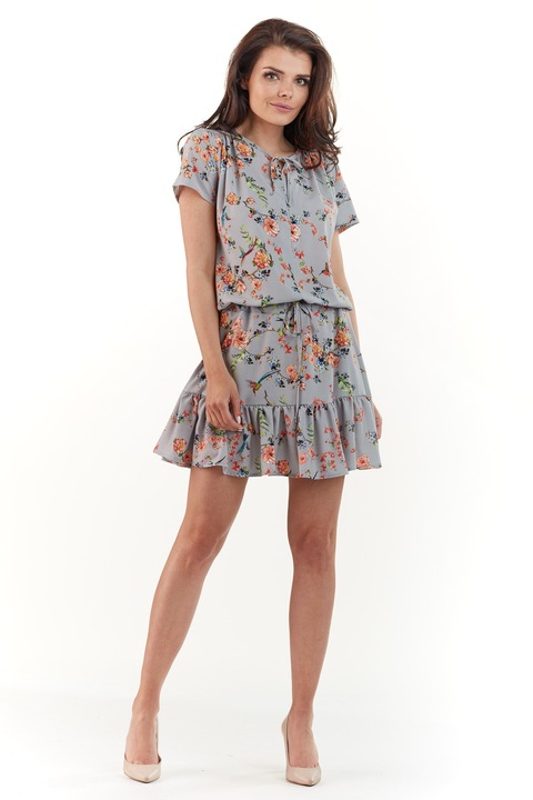 Rochie dama, Awama, Poliester, Gri, A230