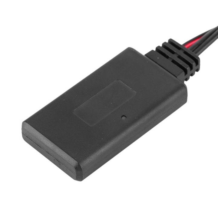 Bluetooth AUX adapter autóba, longziming, kompatibilis a Z4 E85, X3 E83, E39, E60, E61, E63, E64 modellekkel, szín: fekete, méret: 2,5 m-es kábel