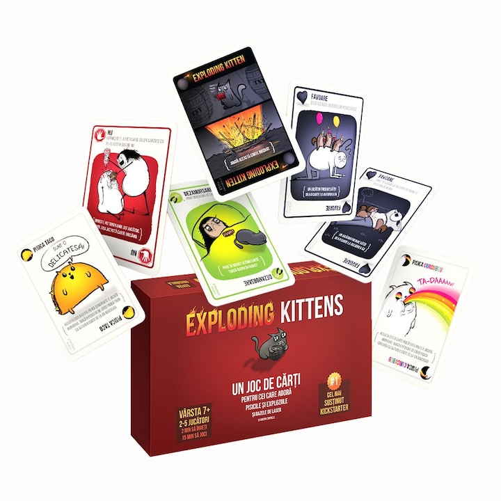 Joc Asmodee - Exploding Kittens - eMAG.ro