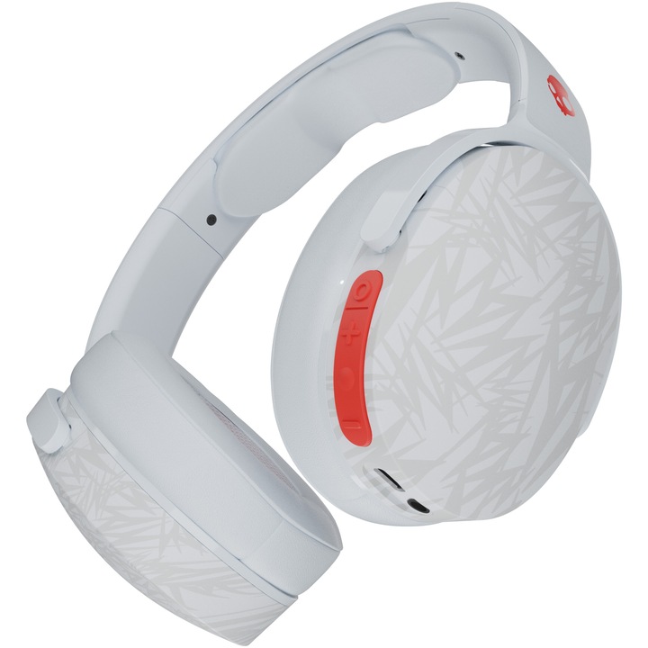 Слушалки Skullcandy Hesh Evo Over-Ear, Wireless, Bluetooth, Автономия 36 часа, White Triple Threat