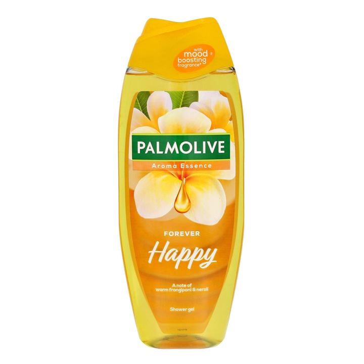 Colgate Aroma Essence Forever Happy tusfürdő, 500 ml, 95% természetes összetevők, biológiailag lebomló formula