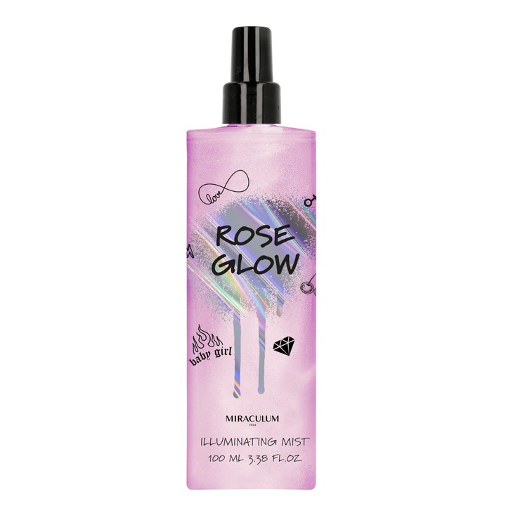 Miraculum spray 100ml, ragyogó hatású, virágos és gyümölcsös illat, arcra és testre