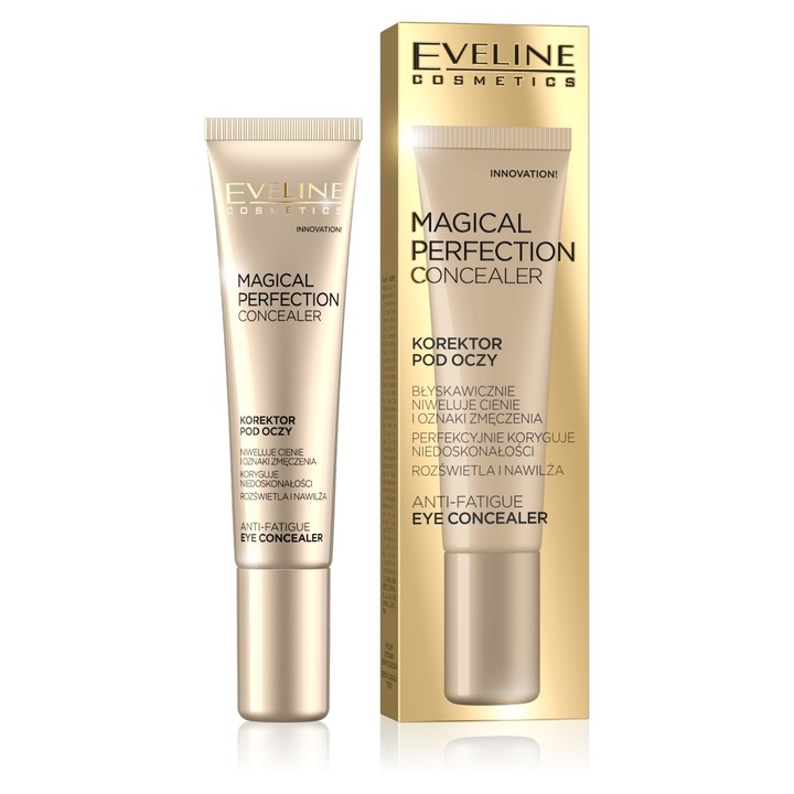 Anticearcan Eveline, Magical Perfection, cu acid hialuronic, vitamina E, 02 medium, 15ml