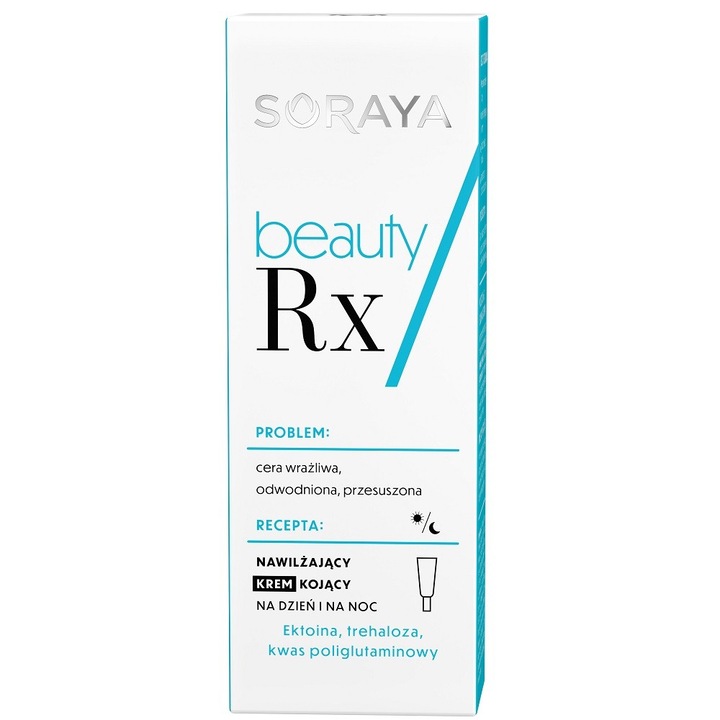 Soraya arckrém, Beauty RX, hidratáló és nyugtató, 50 ml