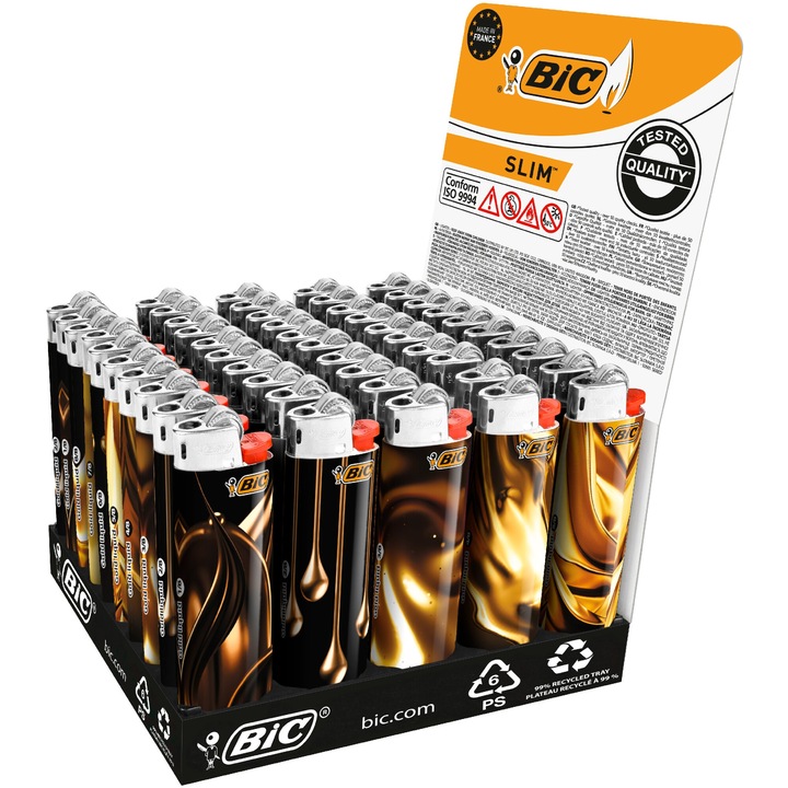 BIC Set 50 brichete J23, multicolor, dimensiuni compacte