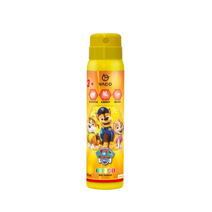 Spray pentru respingere tantari VACO Paw Patrol, pentru copii, 100 ml