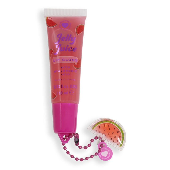 Luciu de buze , Make Up Revolution, Jelly Juice, Watermelon, 10 ml
