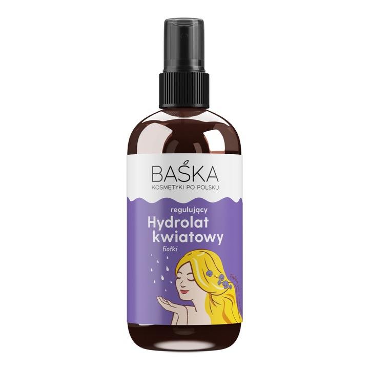 Ser floral pentru fata, SOLVERX, 100 ml, tonifiant, cu extract de violete tricolore, pentru ten gras si acneic