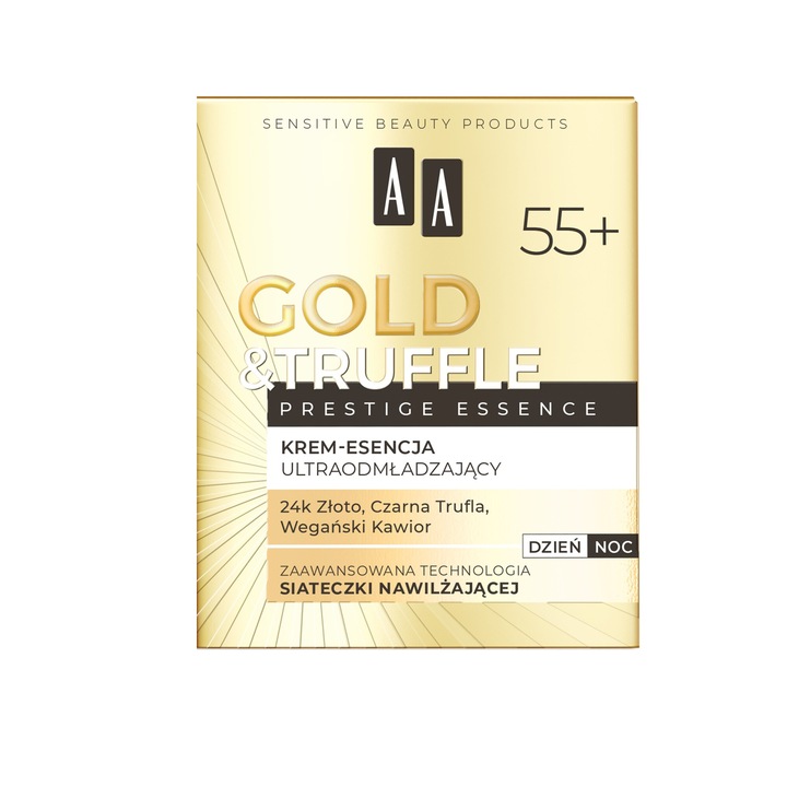 Arckrém Oceanic AA Gold & Truffle Prestige Essence 55+, 50 ml, öregedésgátló, mélyhidratáló, nappali/éjszakai