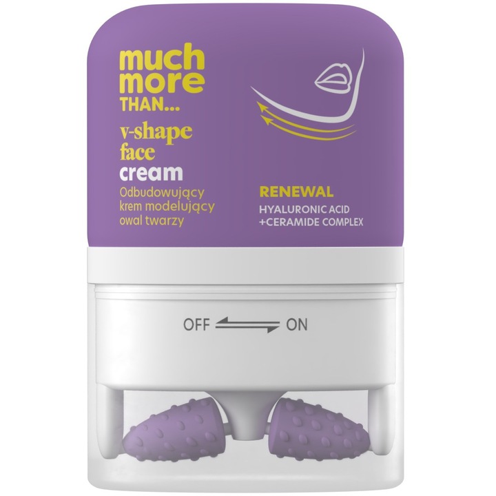 V-Shape formázó krém, Hiskin, hialuronsavval és ceramidokkal, 50 ml