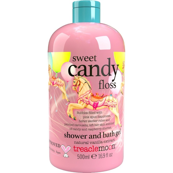 Tusfürdő, TREACLEMOOON Sweet Candy Floss, 500ml
