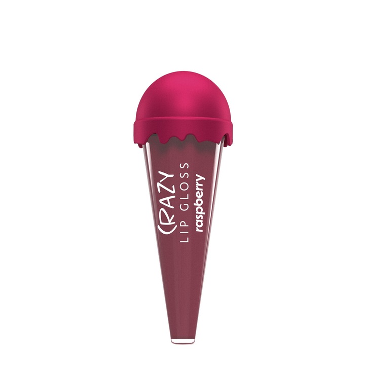 Luciu de buze Hiskin Crazy Lip Gloss, Raspberry Malina, 6 ml